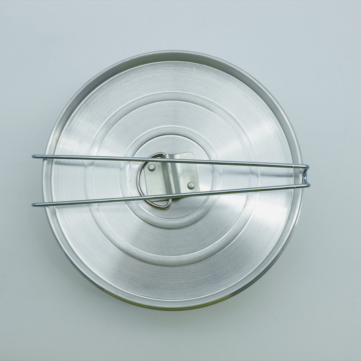 Flanera de Aluminio con Tapa de 20 cm con Cierre