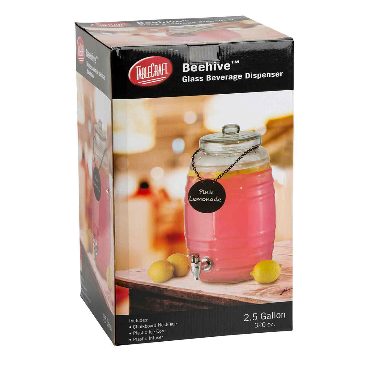 Garrafón de Vidrio con Dispensador Capacidad de 2.5 Galones