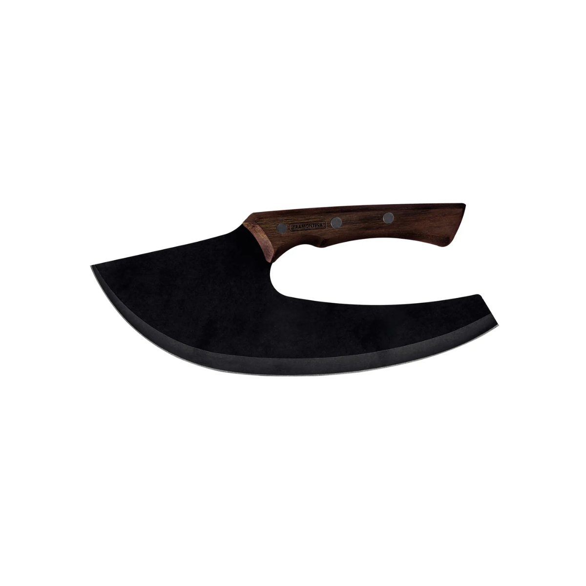 Hacha Curva Churrasco Negra de Acero Inoxidable 25.4 cm 