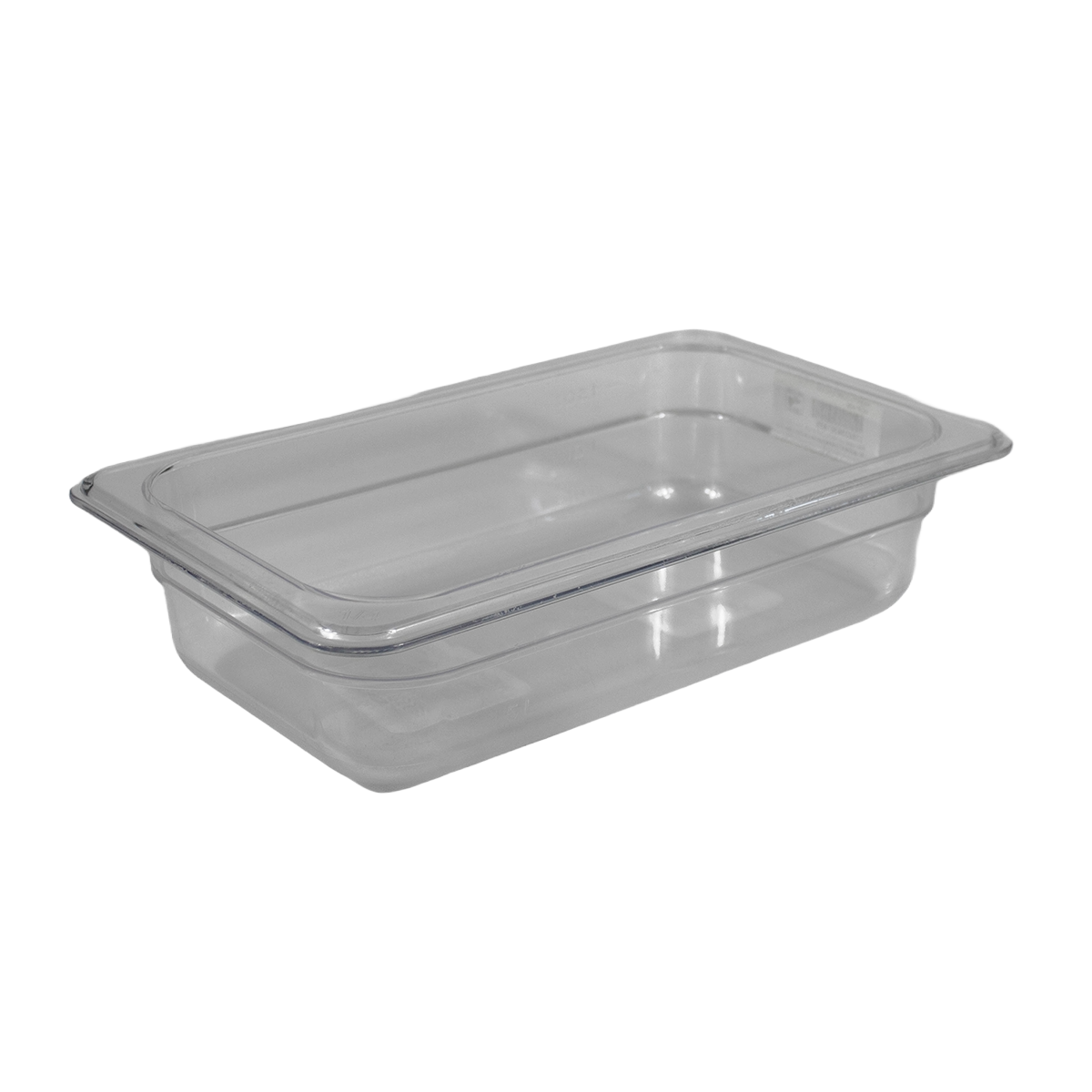 Inserto de Policarbonato Tamaño 1/4 x 2.5" Transparente