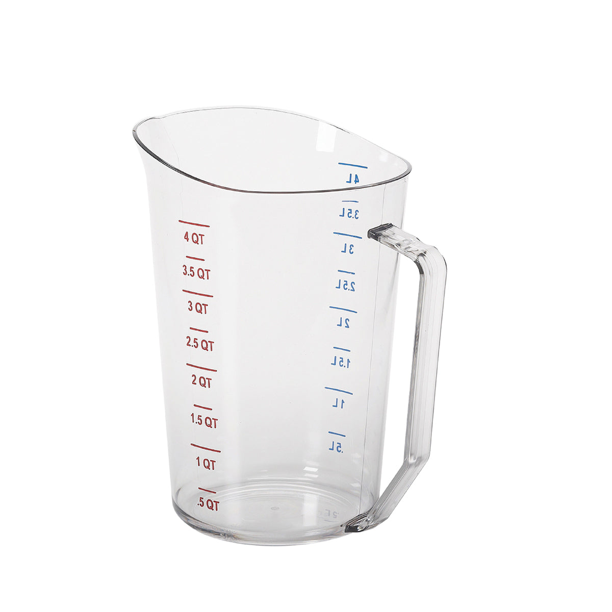 Jarra Medidora de Policarbonato Transparente Capacidad 4 qt