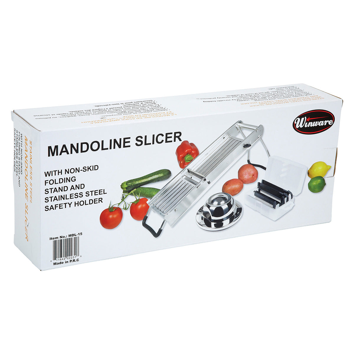 Mandolina Profesional de Acero Inoxidable con 5 Cuchillas