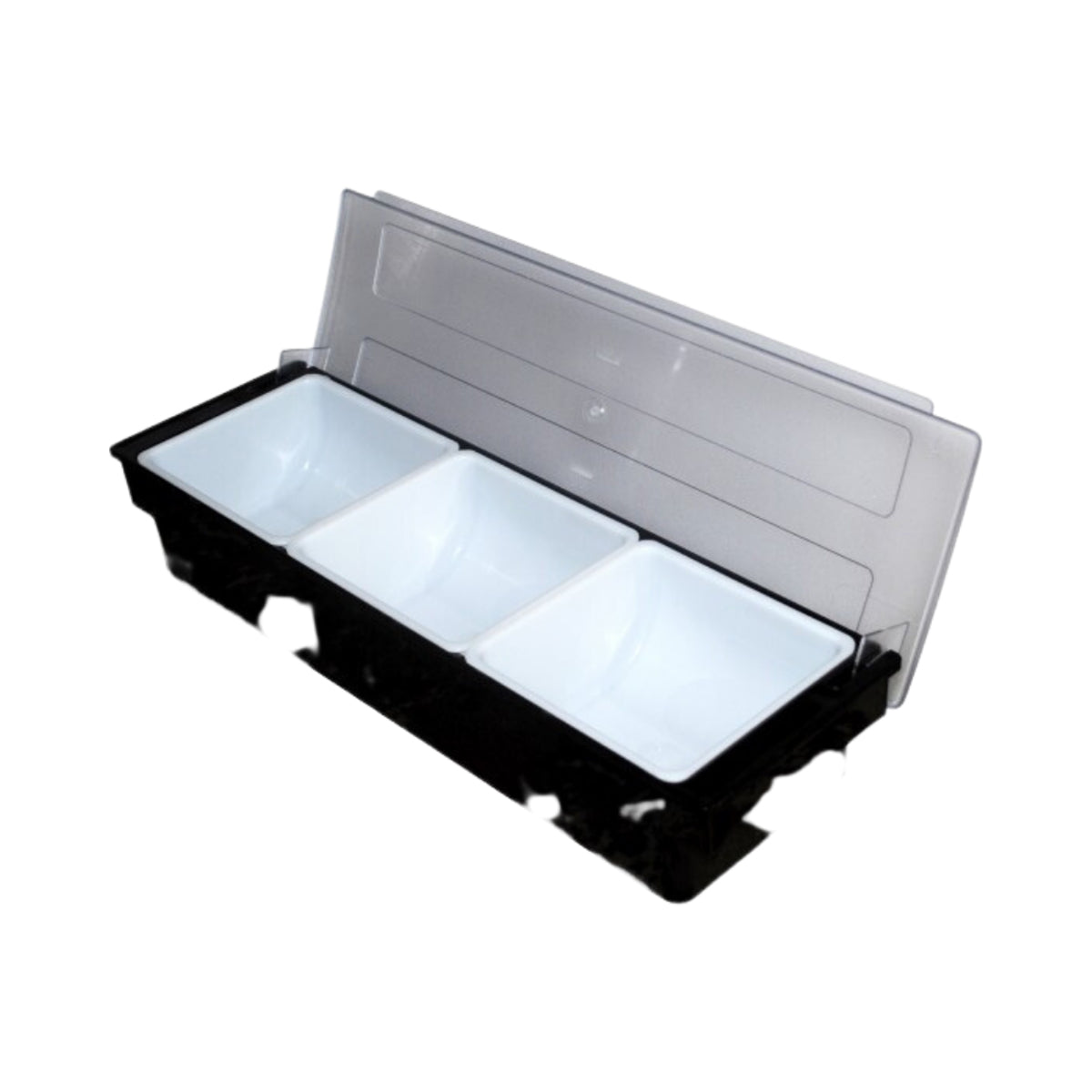 Modulo para Condimentos Negro 3 x 1 lt  sin Muesca