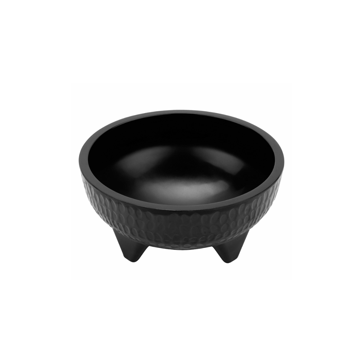 Molcajete de Melamina Viva México Negro 120 ml Contiene 12 Piezas 