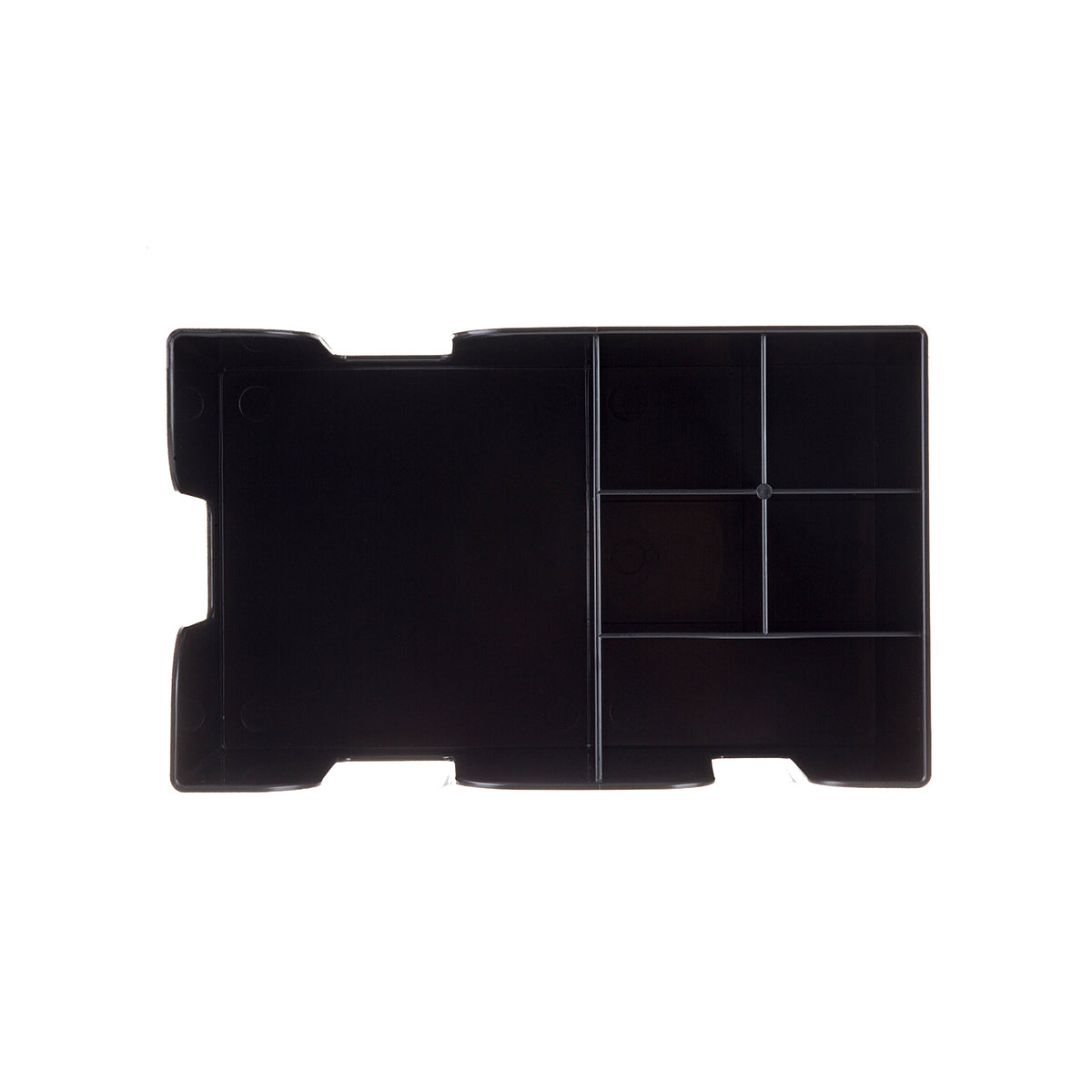Organizador para Barra Color Negro de 6 Compartimentos