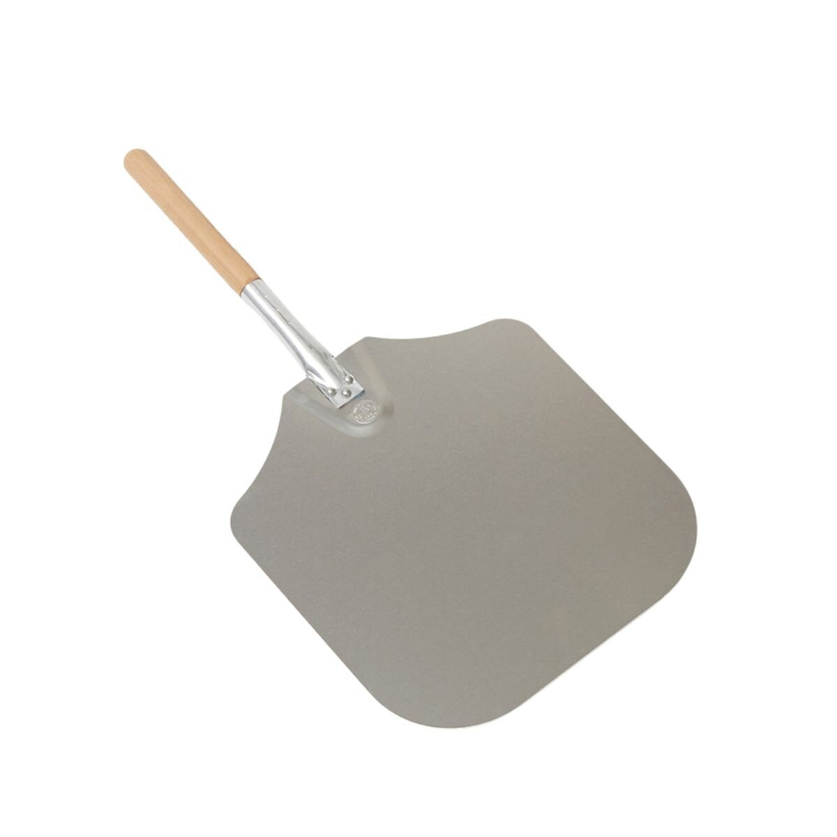 Pala para Pizza 14 x 16” de Aluminio con Mango de Madera 28”