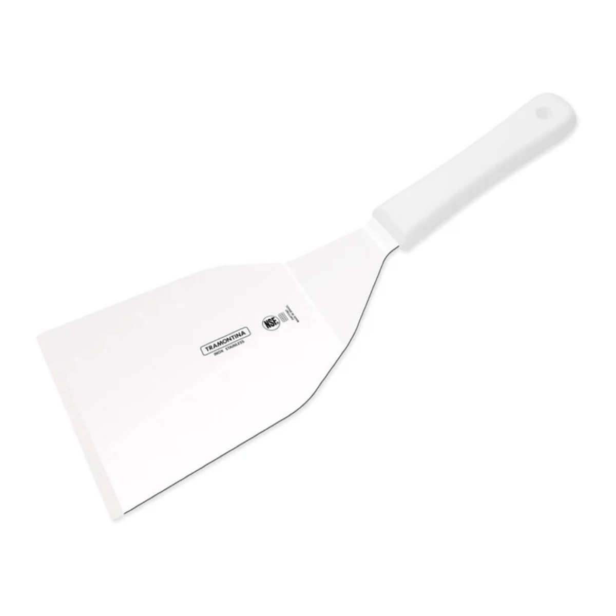 Pala Raspadora 6x3 con Mango de Plástico Blanco