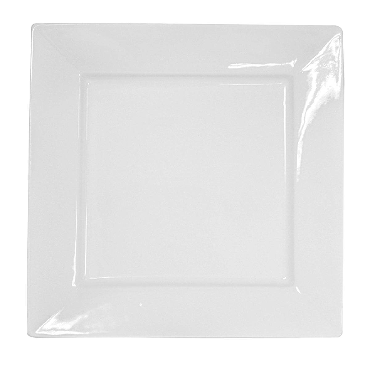 Plato Base de 31 x 31 cm de Porcelana Sqd Quadratto