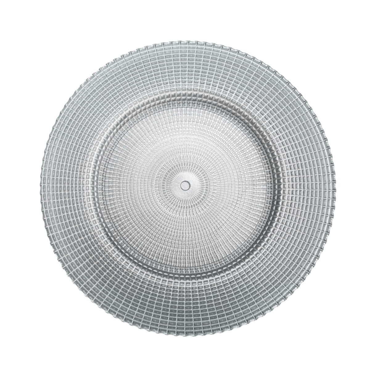 Plato Base de 33 cm Square Plata