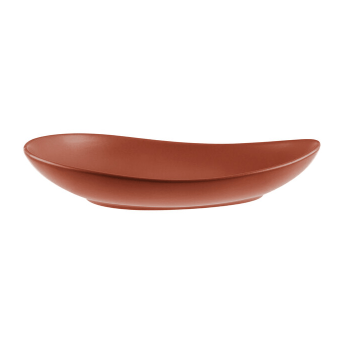 Plato Ovalado Coupe Drifstone Terracota 35 x 26 cm Contiene 12 Piezas 