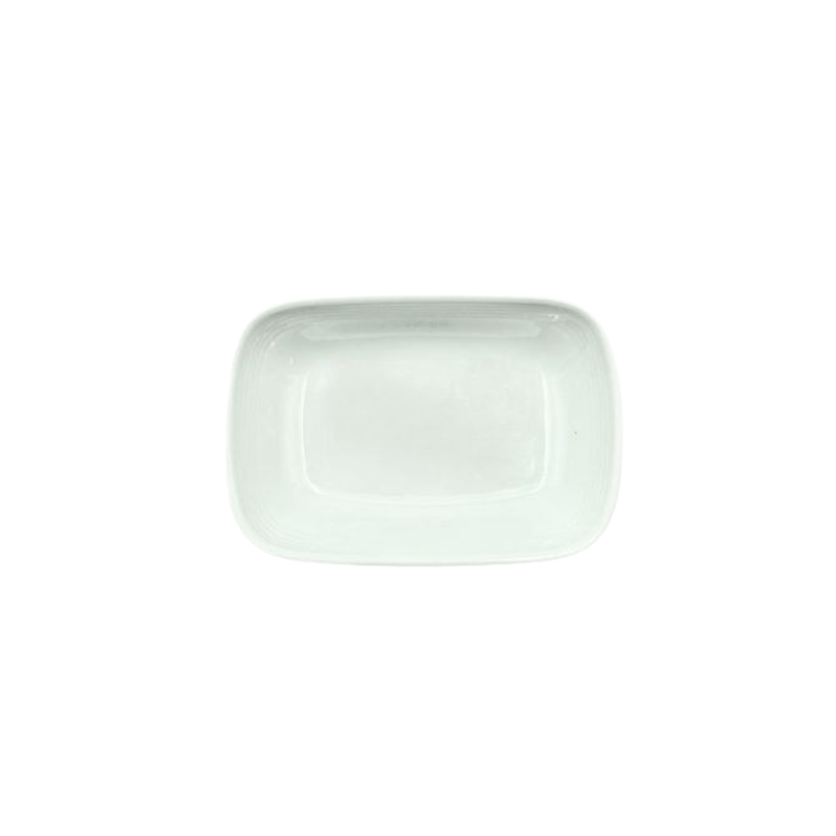 Plato Rectangular de 12 cm Porcelana Rey 