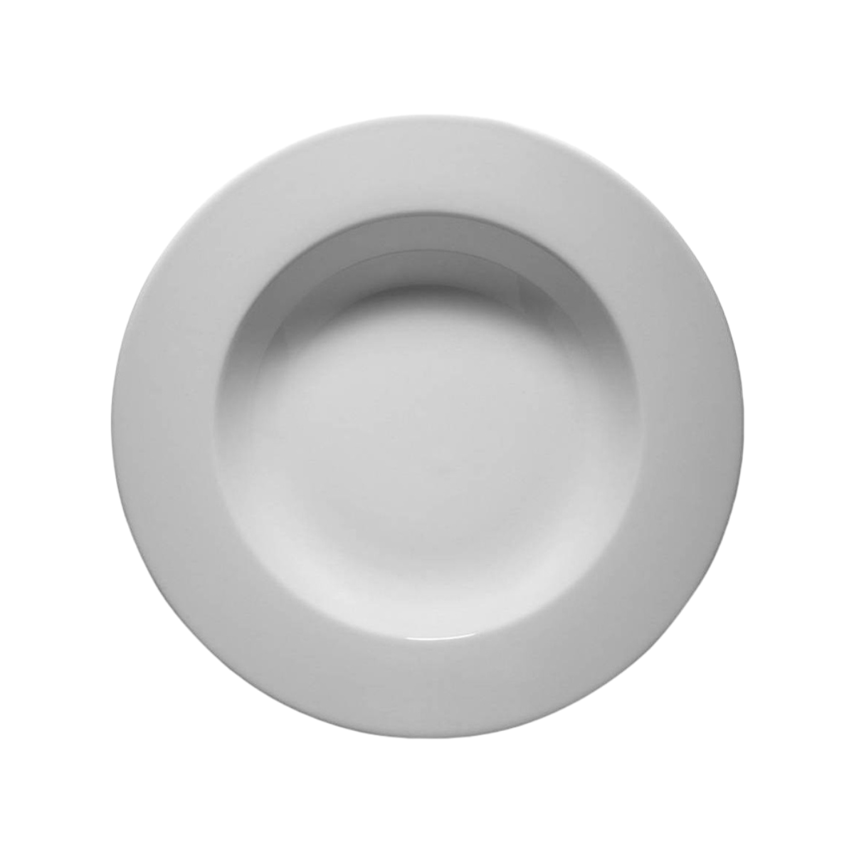 Plato Sopero de 22 cm Frig Porcelana Blanca Contiene 12 Piezas 