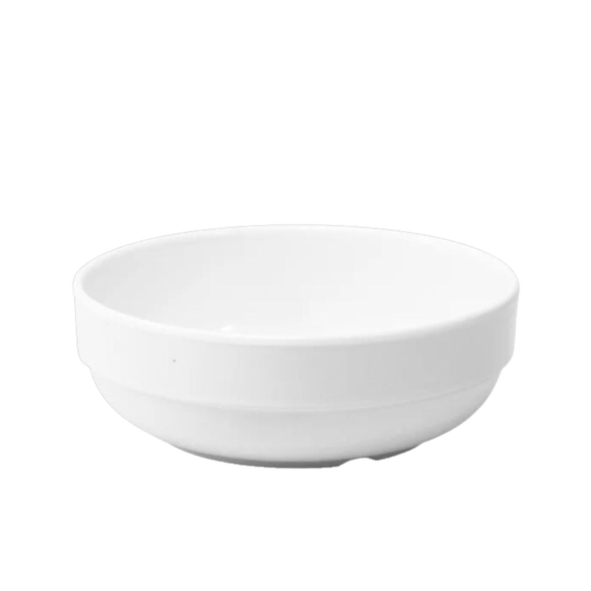 Plato Sopero Embrocable de 500 ml de Melamina Color Blanco