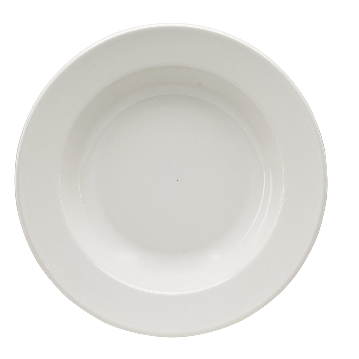 Plato Sopero Glacial de 23 cm 13 oz Blanco Contiene 36 Piezas
