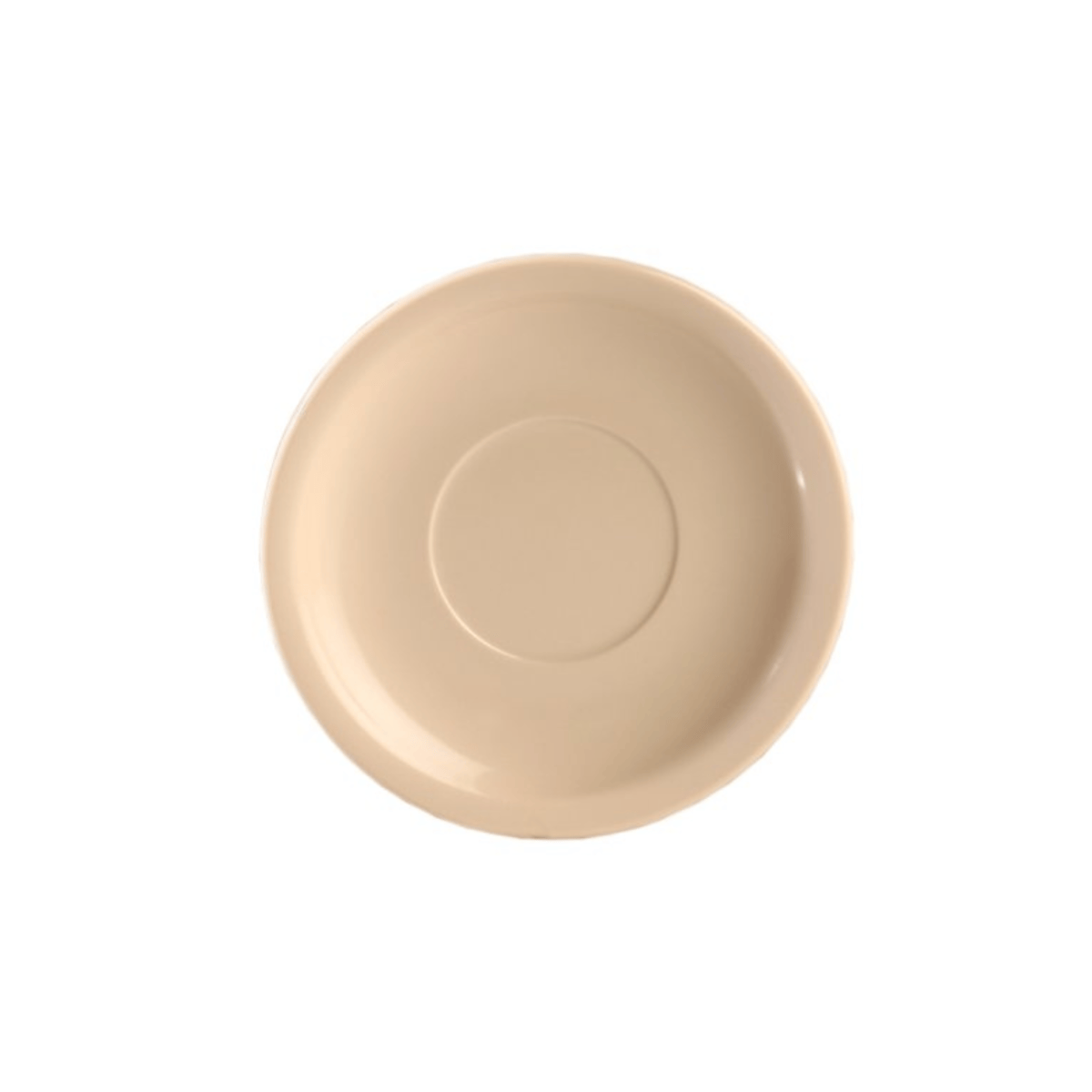 Plato para Taza V-6 13.5 cm de Melamina Beig