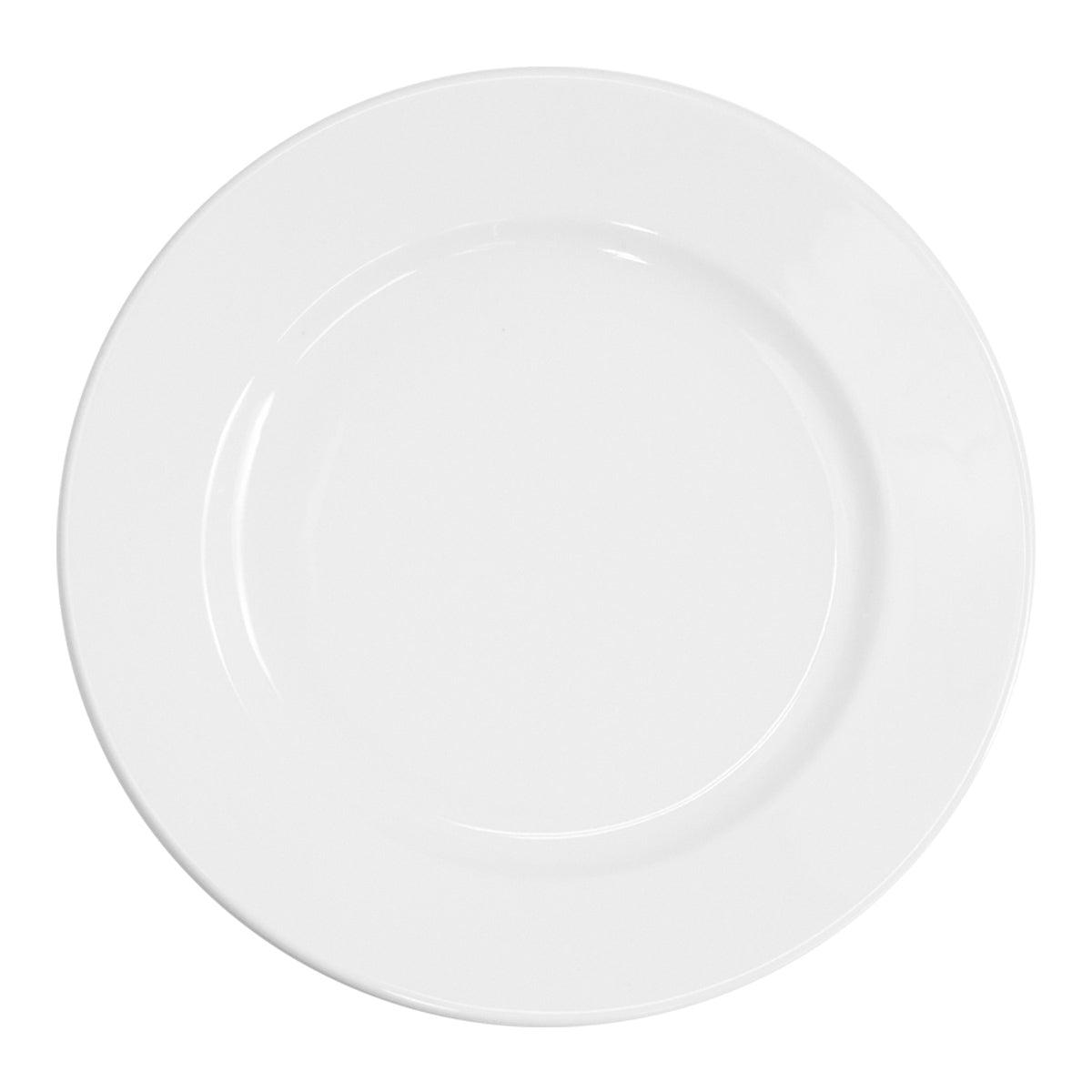 Plato Trinche de 20 cm Frigoríco de Porcelana Blanco con 12 Piezas