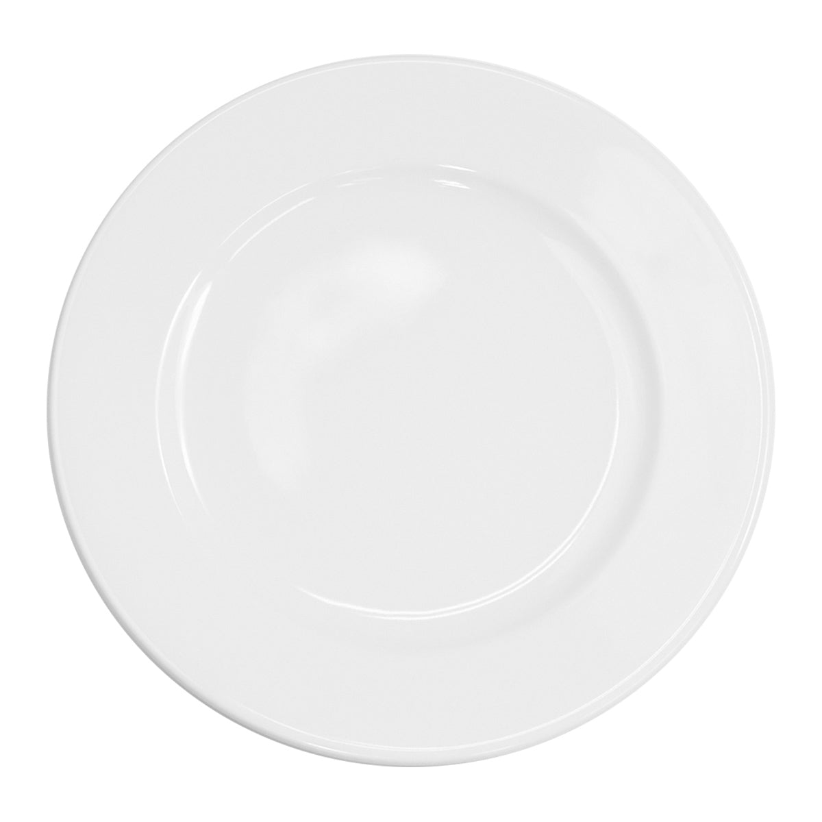 Plato Trinche de 22 cm Frigoríco de Porcelana Blanco con 12 Piezas