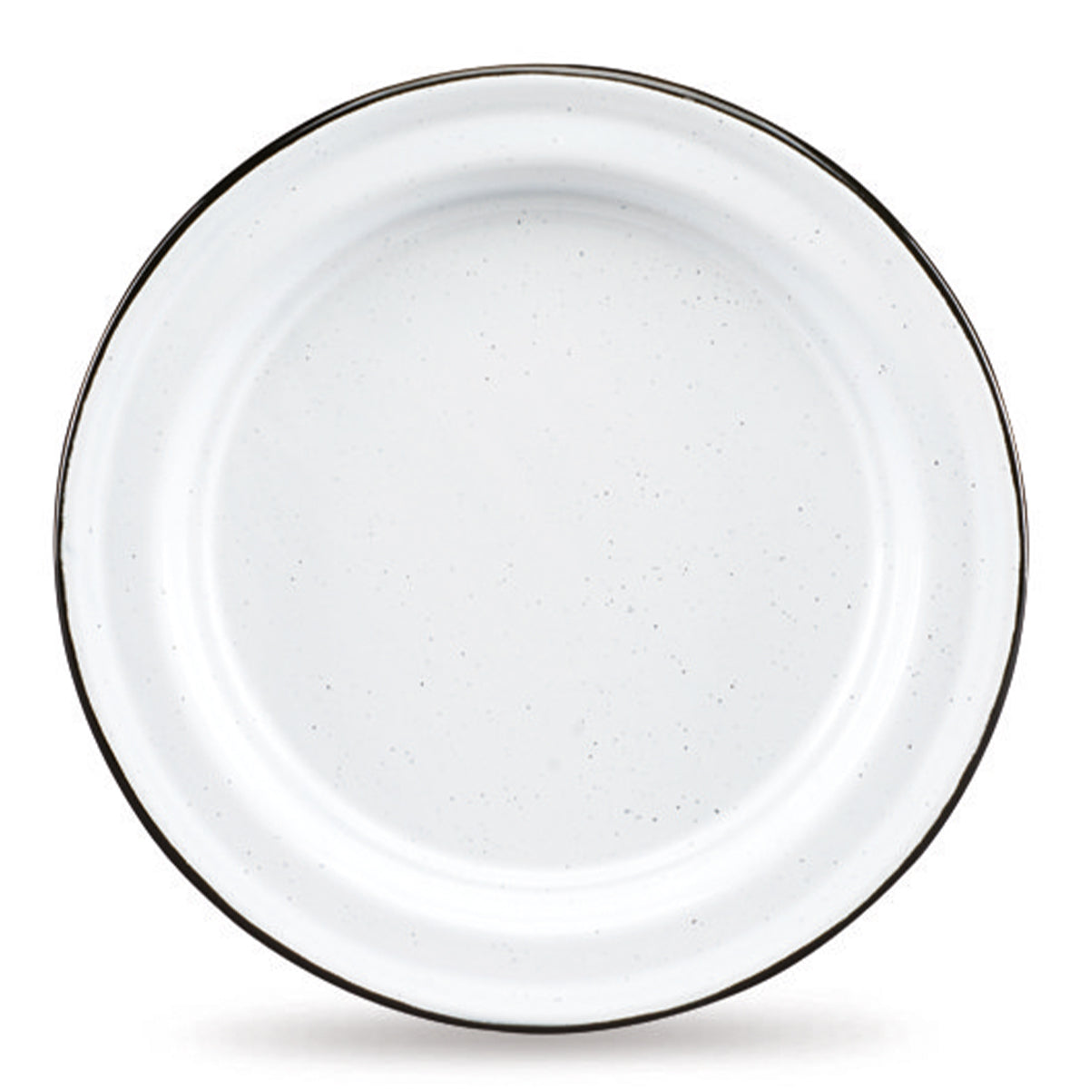 Plato Trinche de 22 cm de Peltre Blanco Contiene 6 Piezas