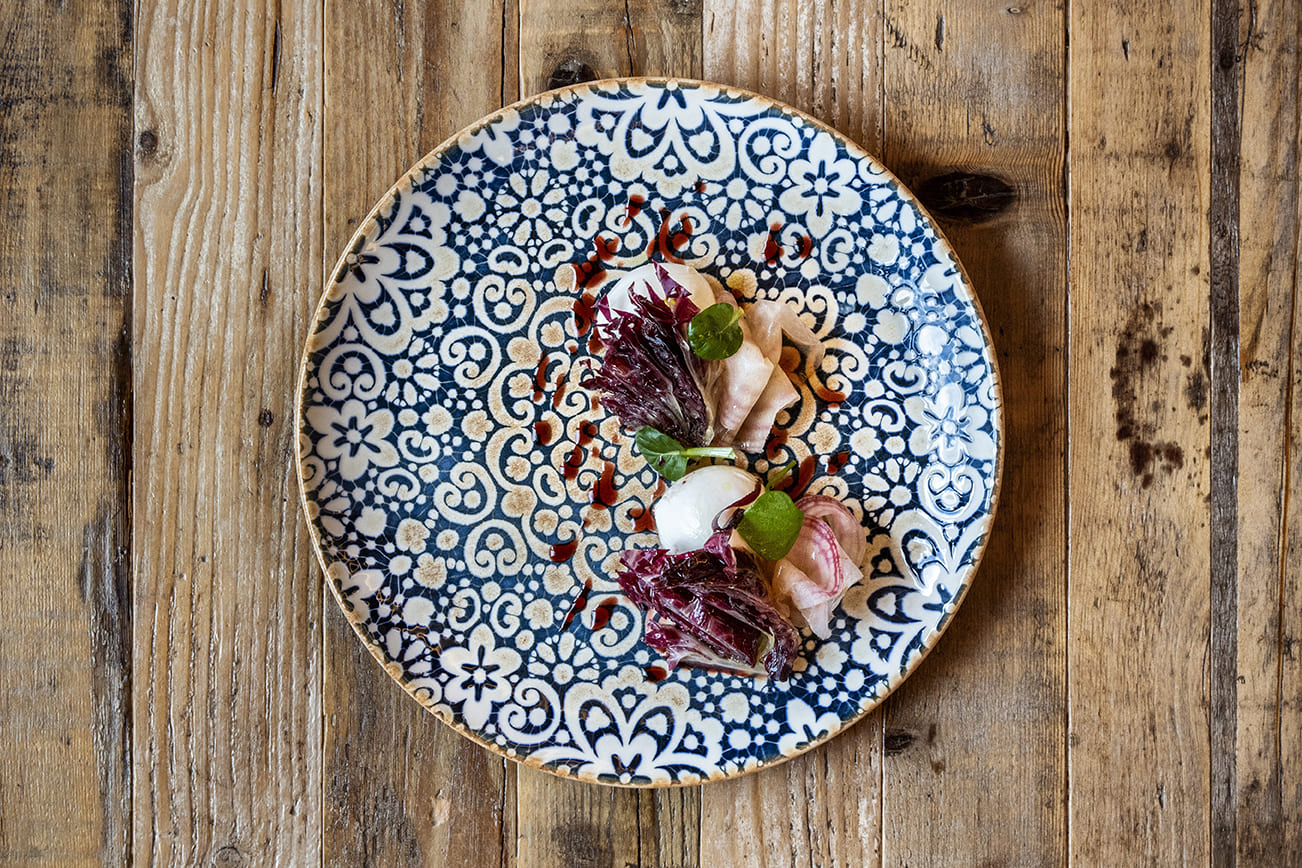 Plato Trinche de 23 cm Alhambra Gourmet Contiene 12 Piezas