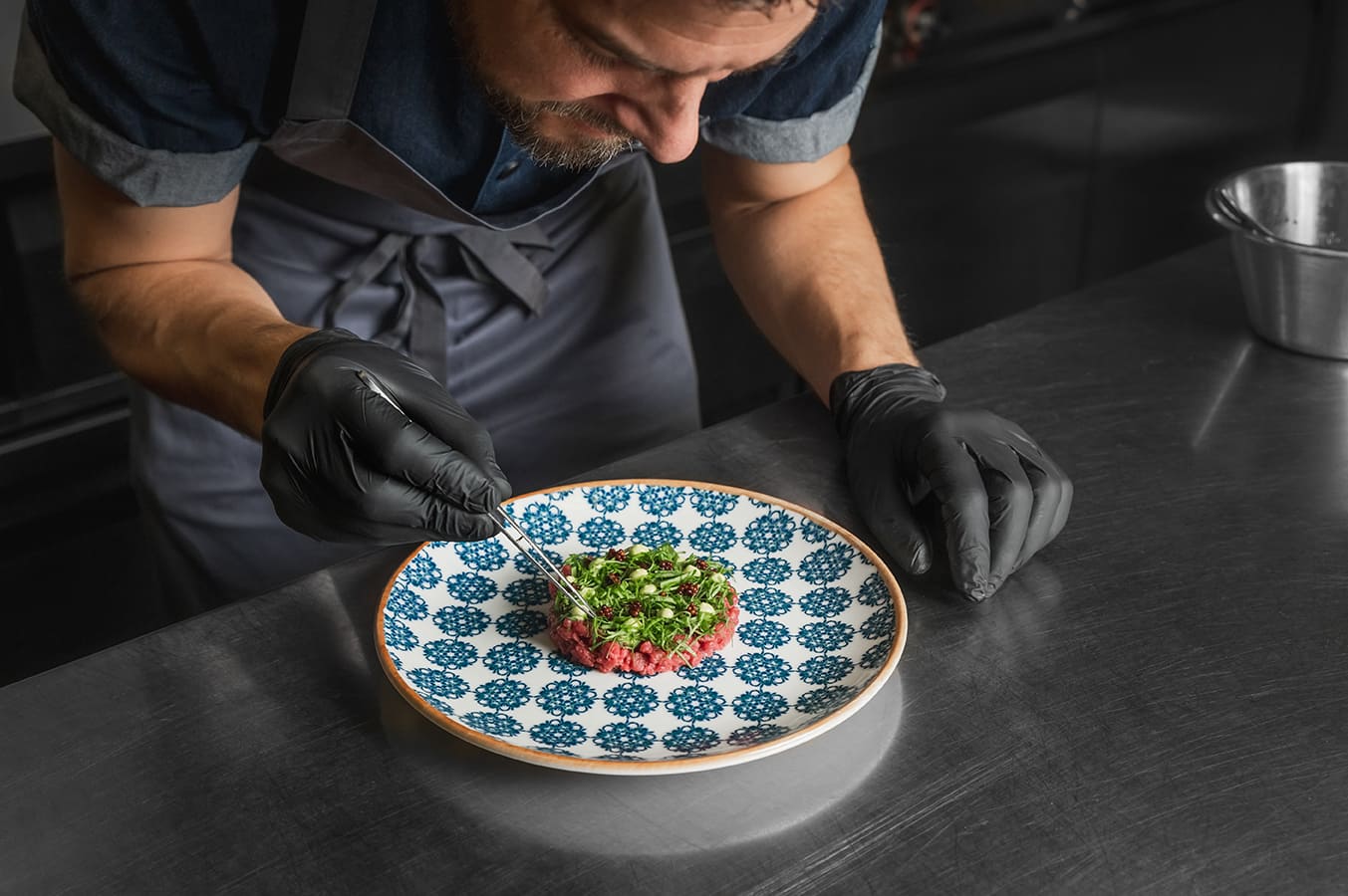 Plato Trinche de 25 cm Lotus Gourmet Contiene 12 Piezas