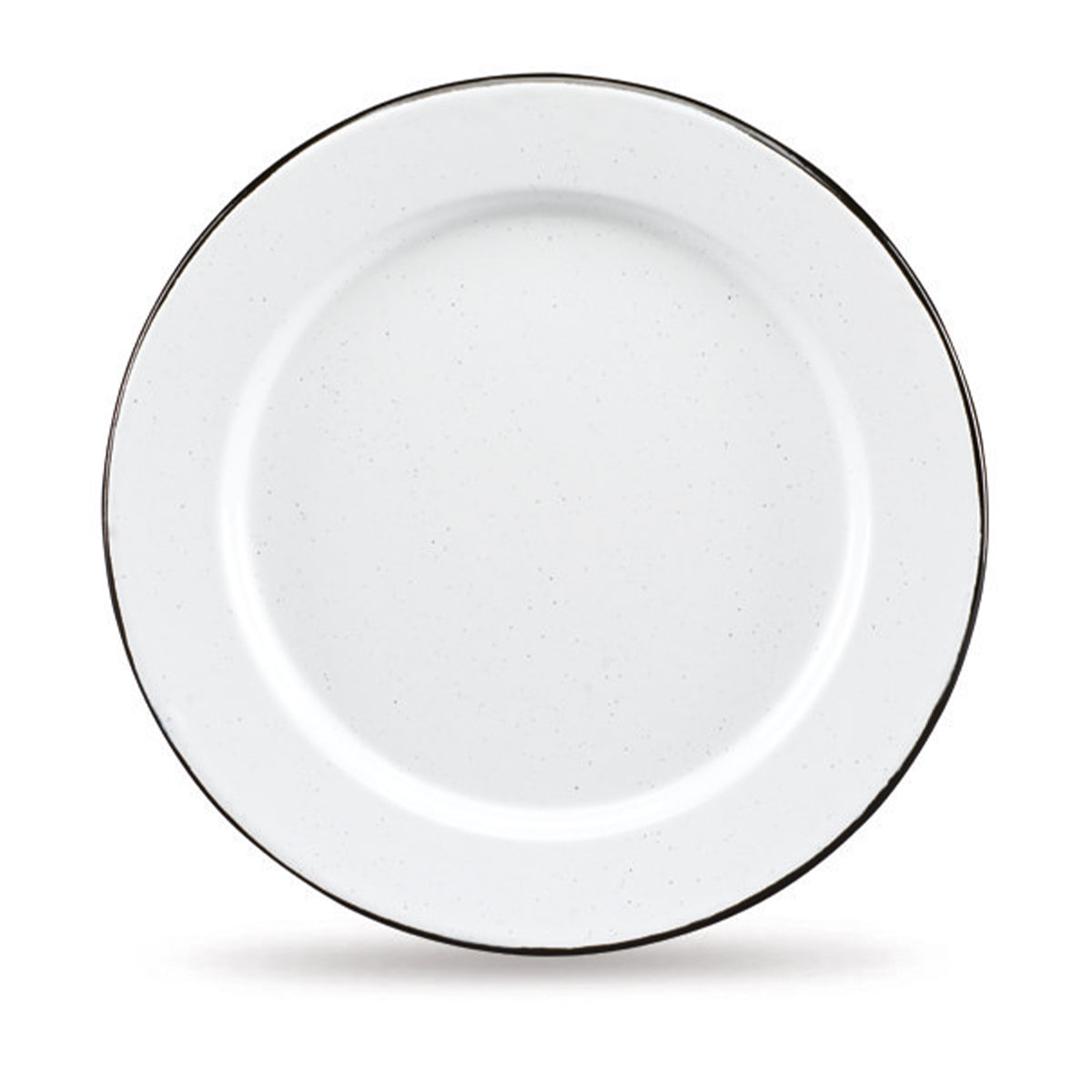 Plato Trinche de 26 cm de Peltre Blanco Contiene 6 Piezas