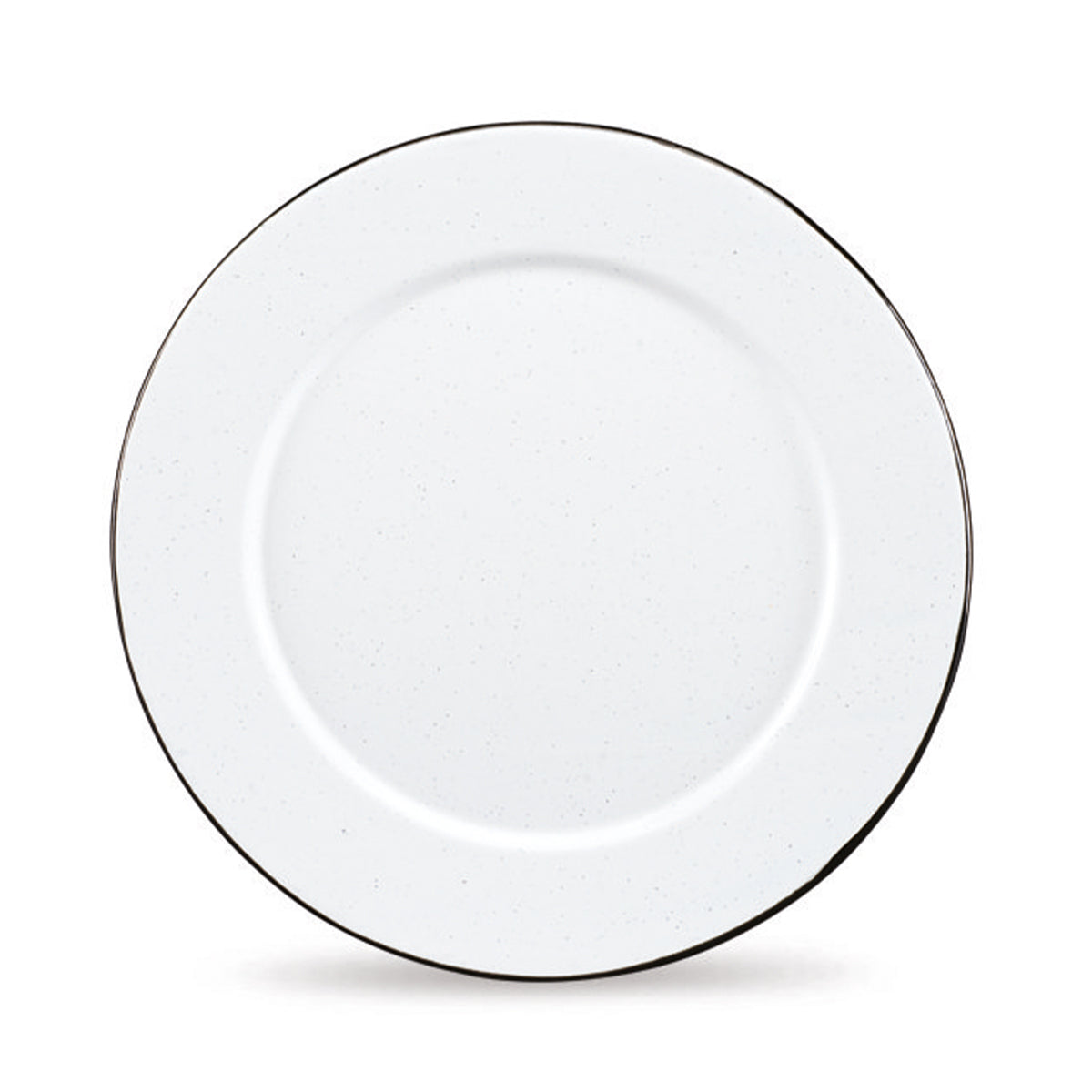 Plato Trinche de 32 cm de Peltre Blanco Contiene 6 Piezas