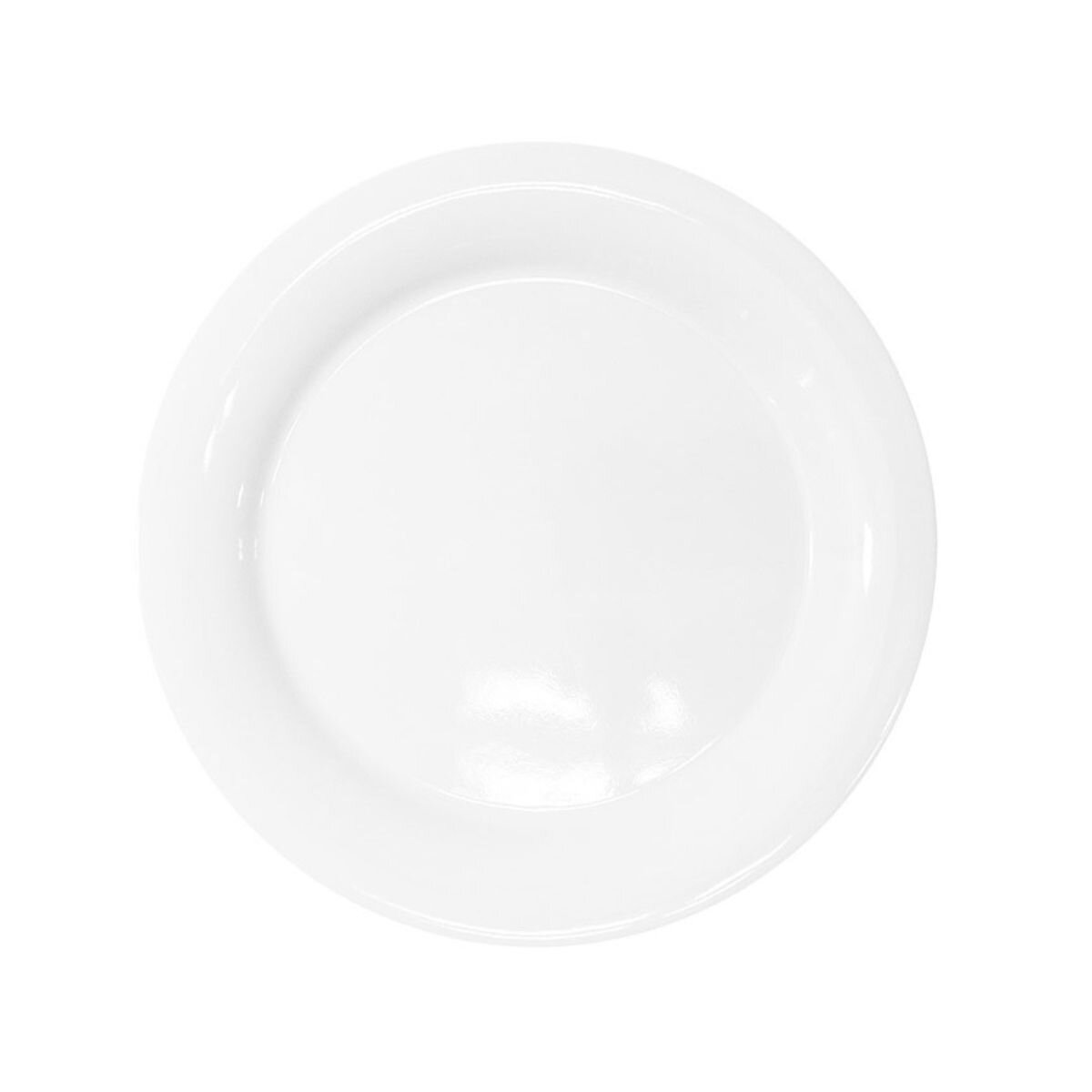 Plato Trinche Horeca de 20.32 cm de Melamina Color Blanco