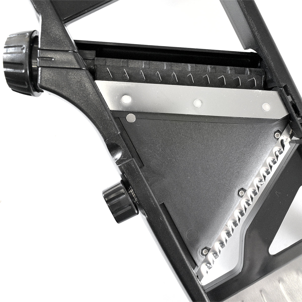 Rallador Mandolina 3 Cuchillas Acero Inoxidable y Salva Dedo