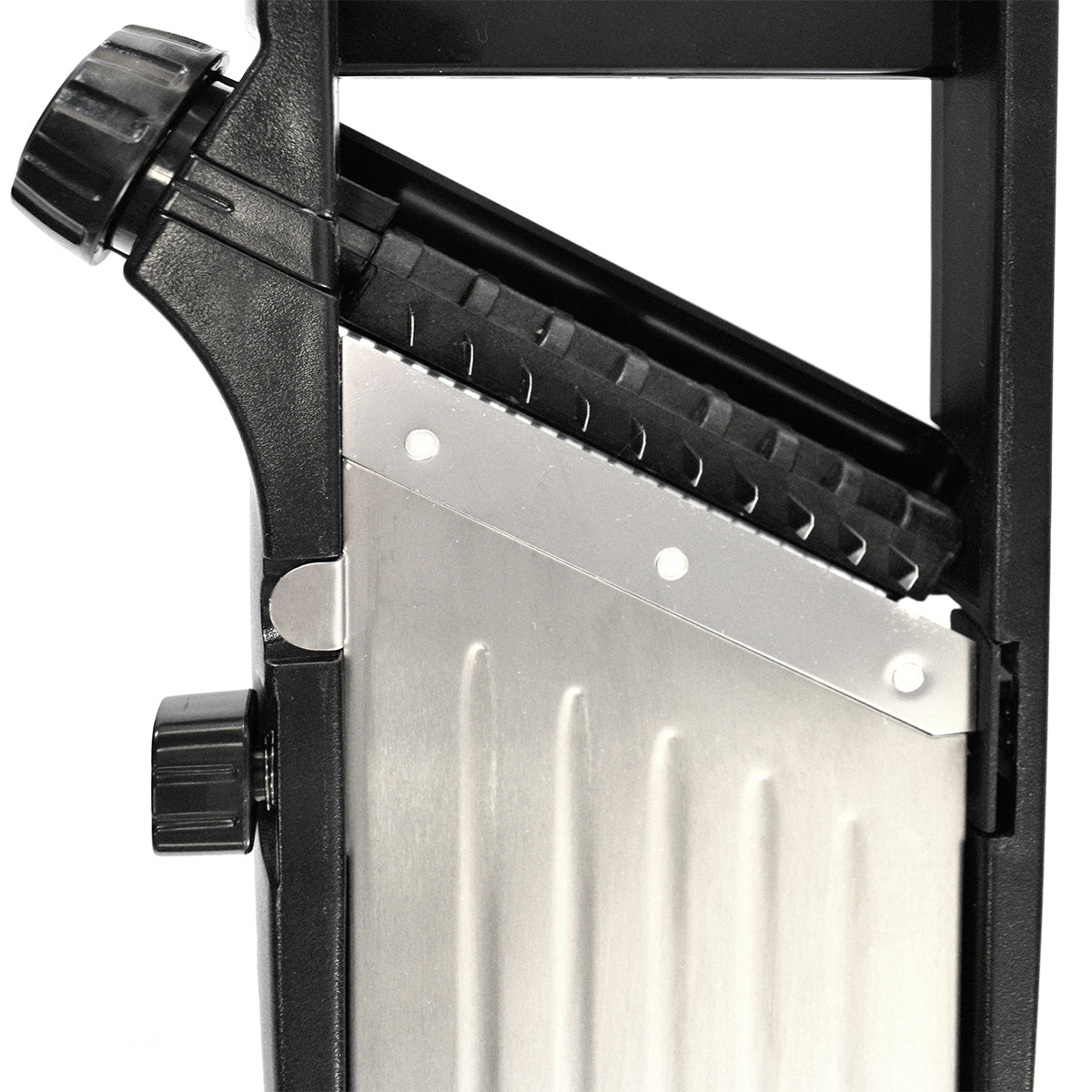 Rallador Mandolina 3 Cuchillas Acero Inoxidable y Salva Dedo