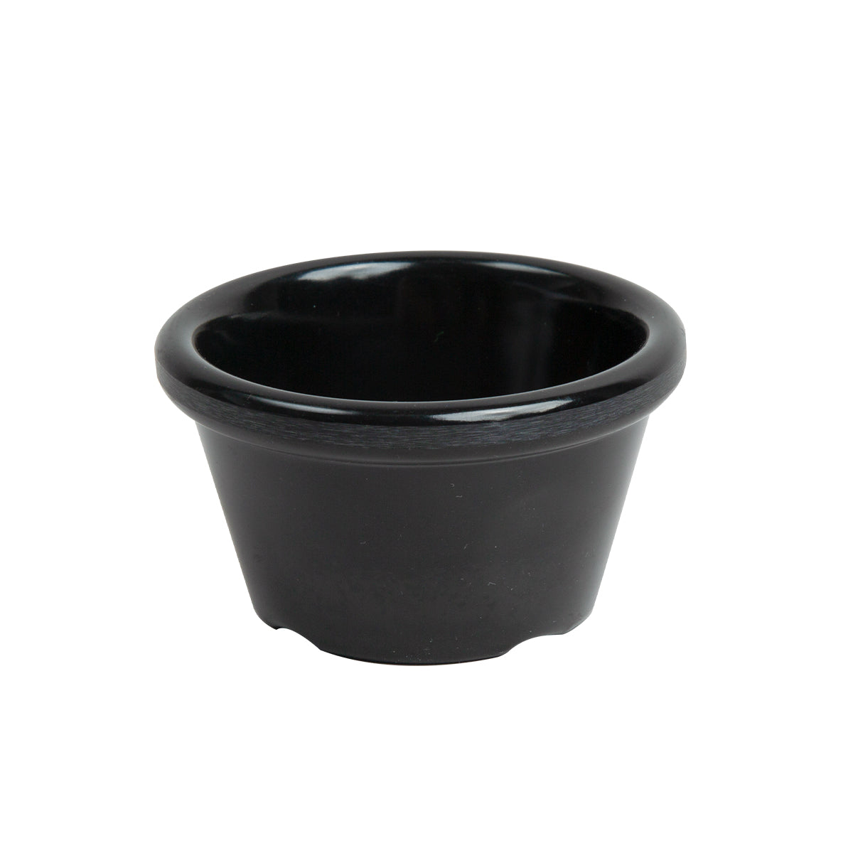 Ramekin de 4 oz de Melamina Color Negra con 25 Piezas