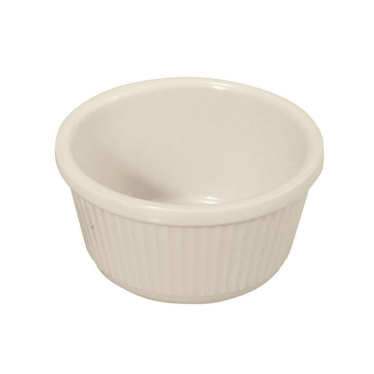 Ramekin Hueso Panelado 4 oz de Melamina Contiene 12 Piezas