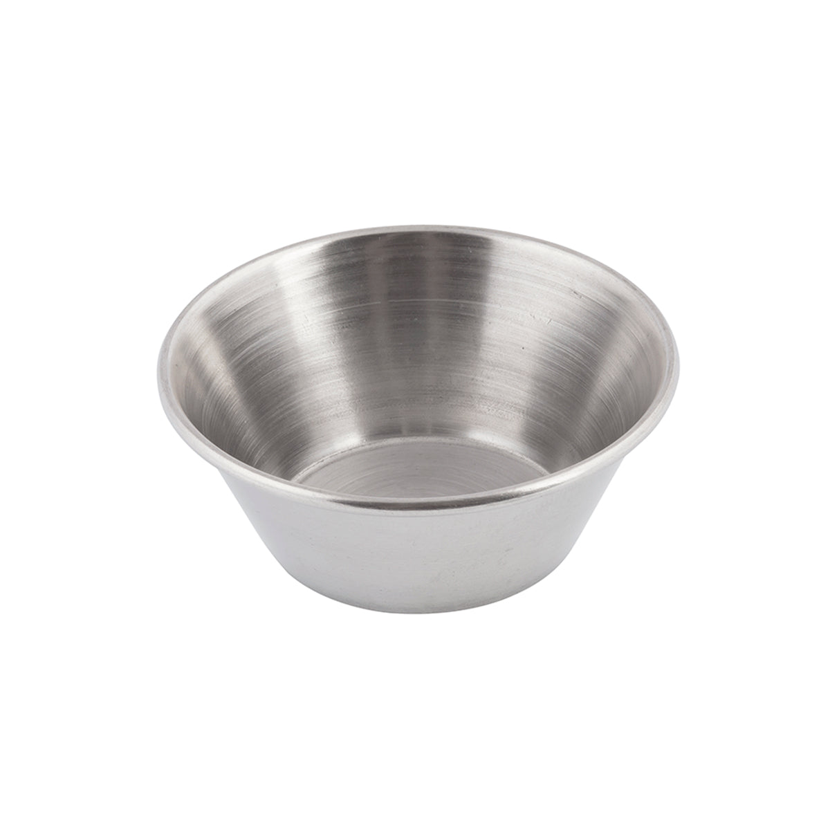 Ramekin Liso de 1 1/2 oz de Acero Inoxidable con 12 Piezas