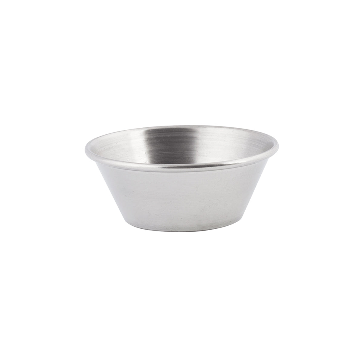 Ramekin Liso de 1 1/2 oz de Acero Inoxidable con 12 Piezas