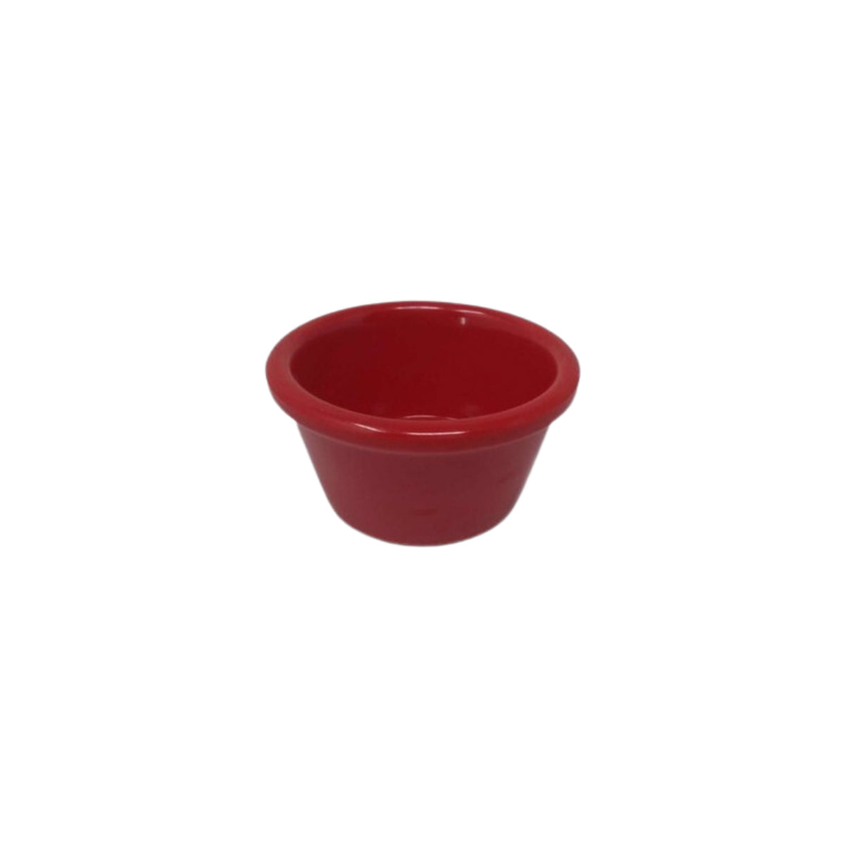 Ramekin Liso 2 oz Rojo de Melamina Contiene 12 Piezas