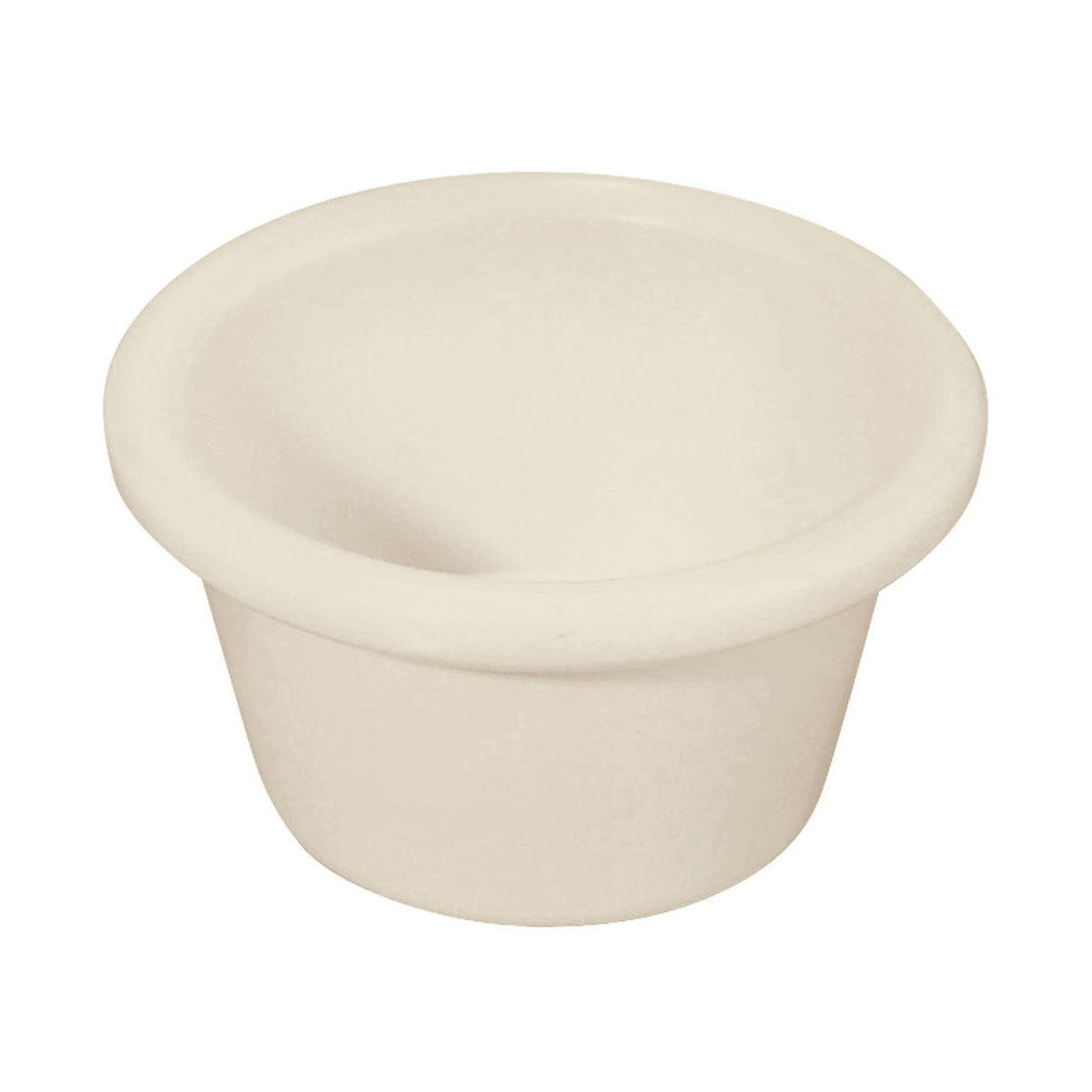 Ramekin Liso Hueso de 3 oz de Melamina Contiene 12 Piezas