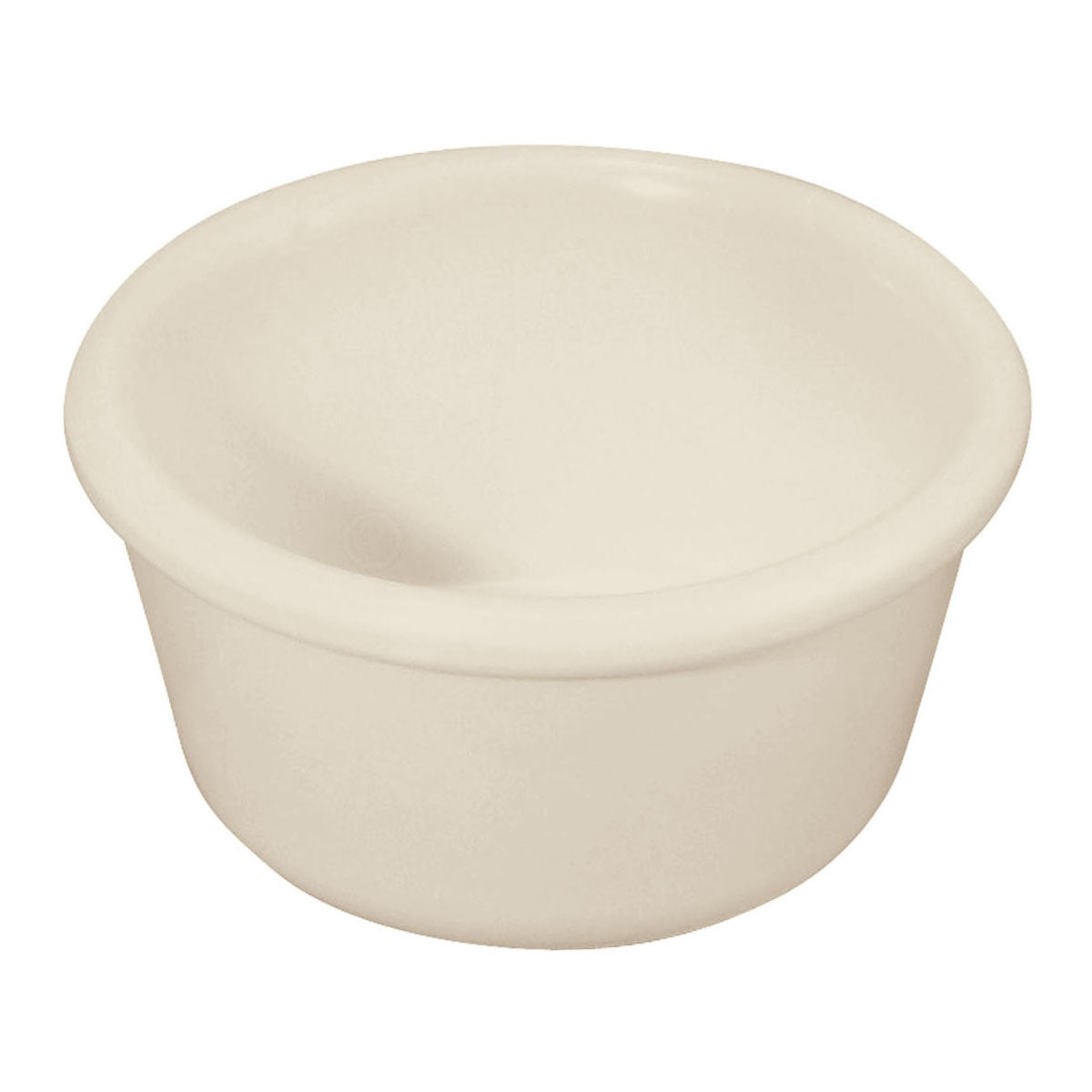 Ramekin Liso Hueso de 4 oz de Melamina Contiene 12 Piezas