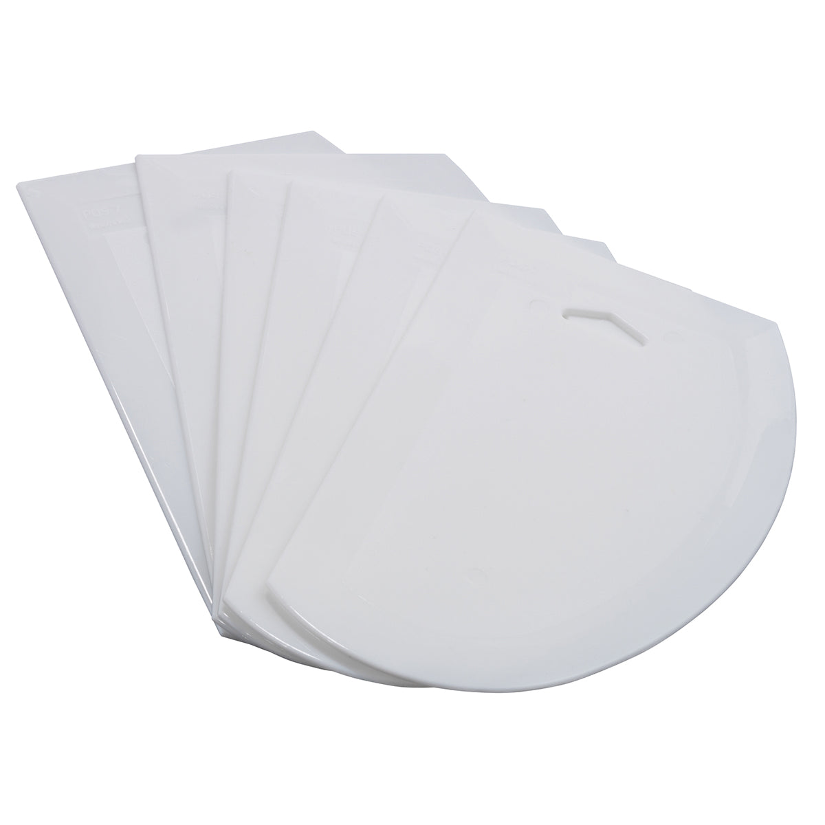 Raspador de Plástico Blanco de 19 x 12 cm