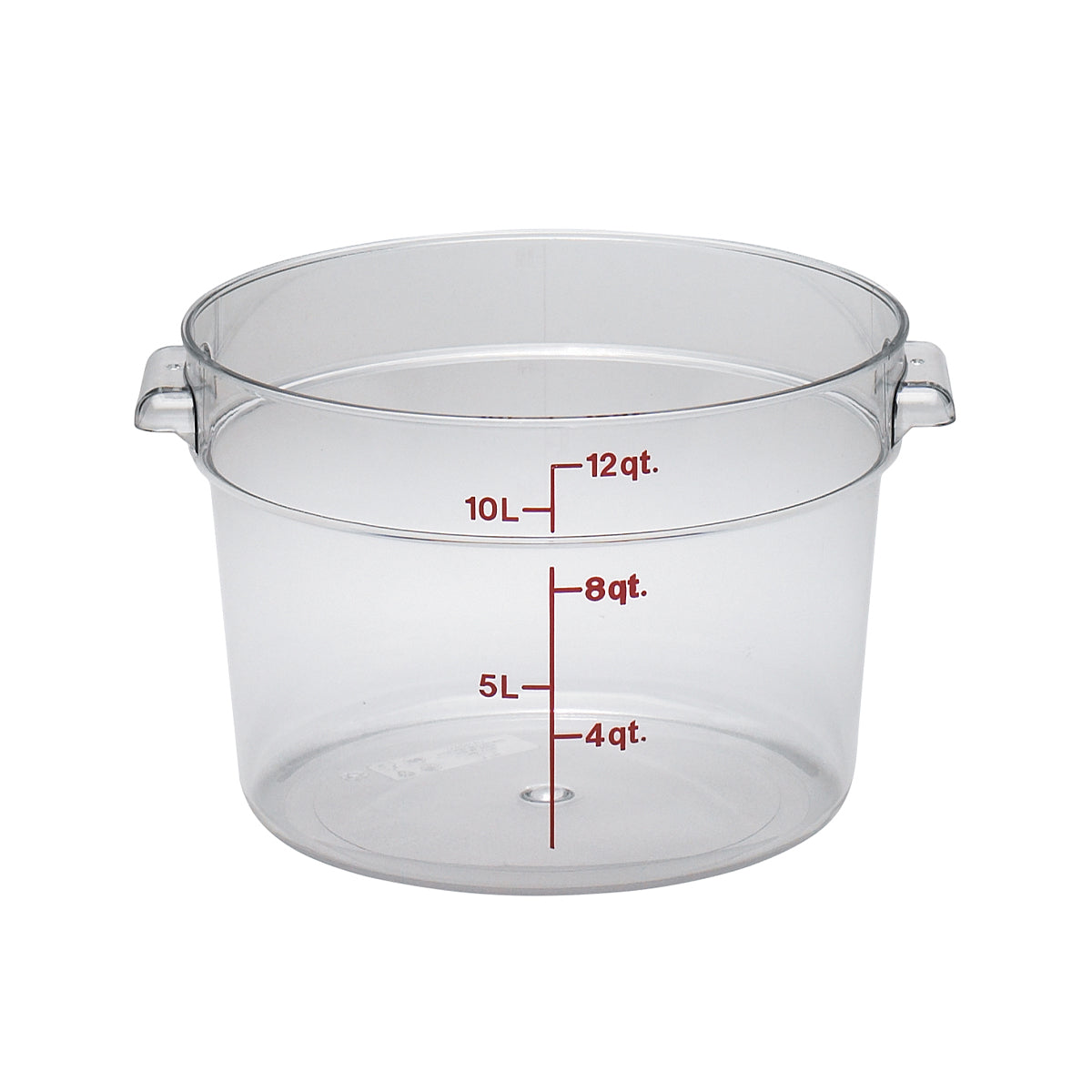 Recipiente Redondo de Policarbonato 12 qt Transparente