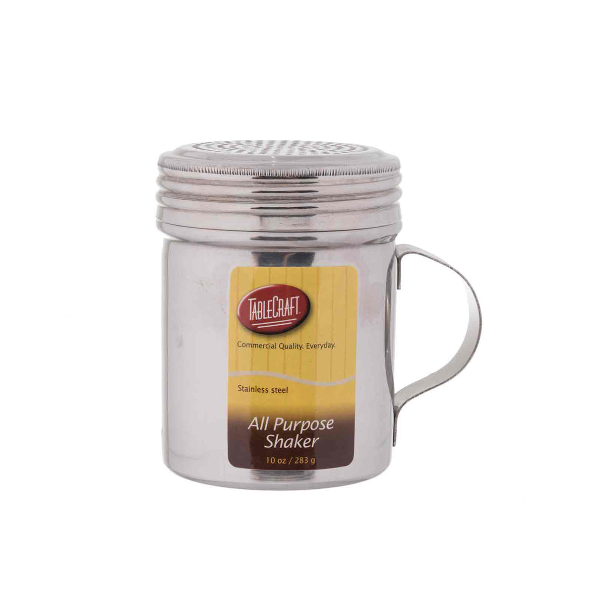 Salero de Acero Inoxidable con Asa Capacidad 10 oz