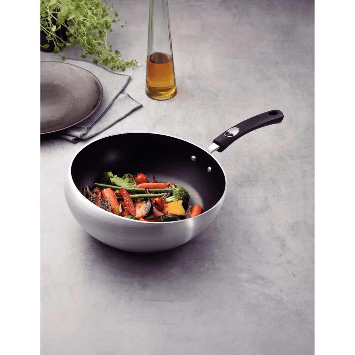 Sartén para Saltear con Antiadherente de Aluminio 28 cm 