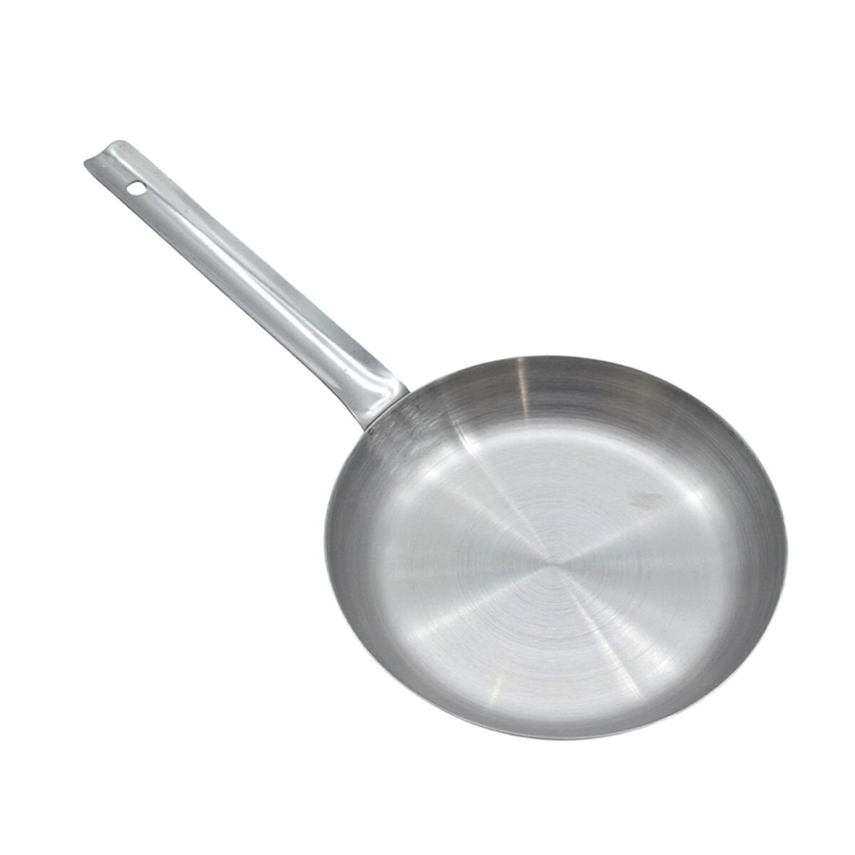 Sartén de Uso Pesado Rayado de 20 cm de Acero Inoxidable