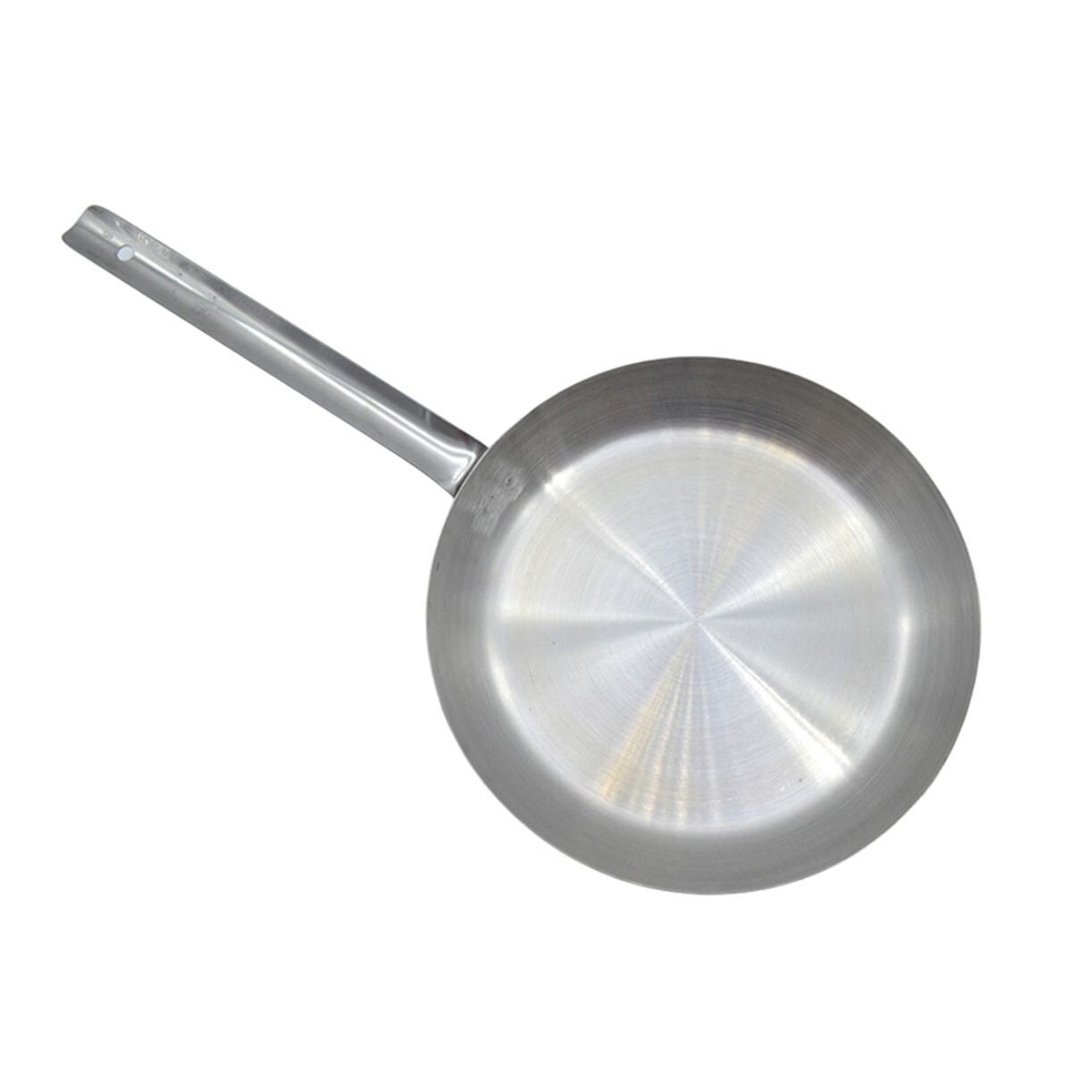Sartén de Uso Pesado Rayado de 28 cm de Acero Inoxidable
