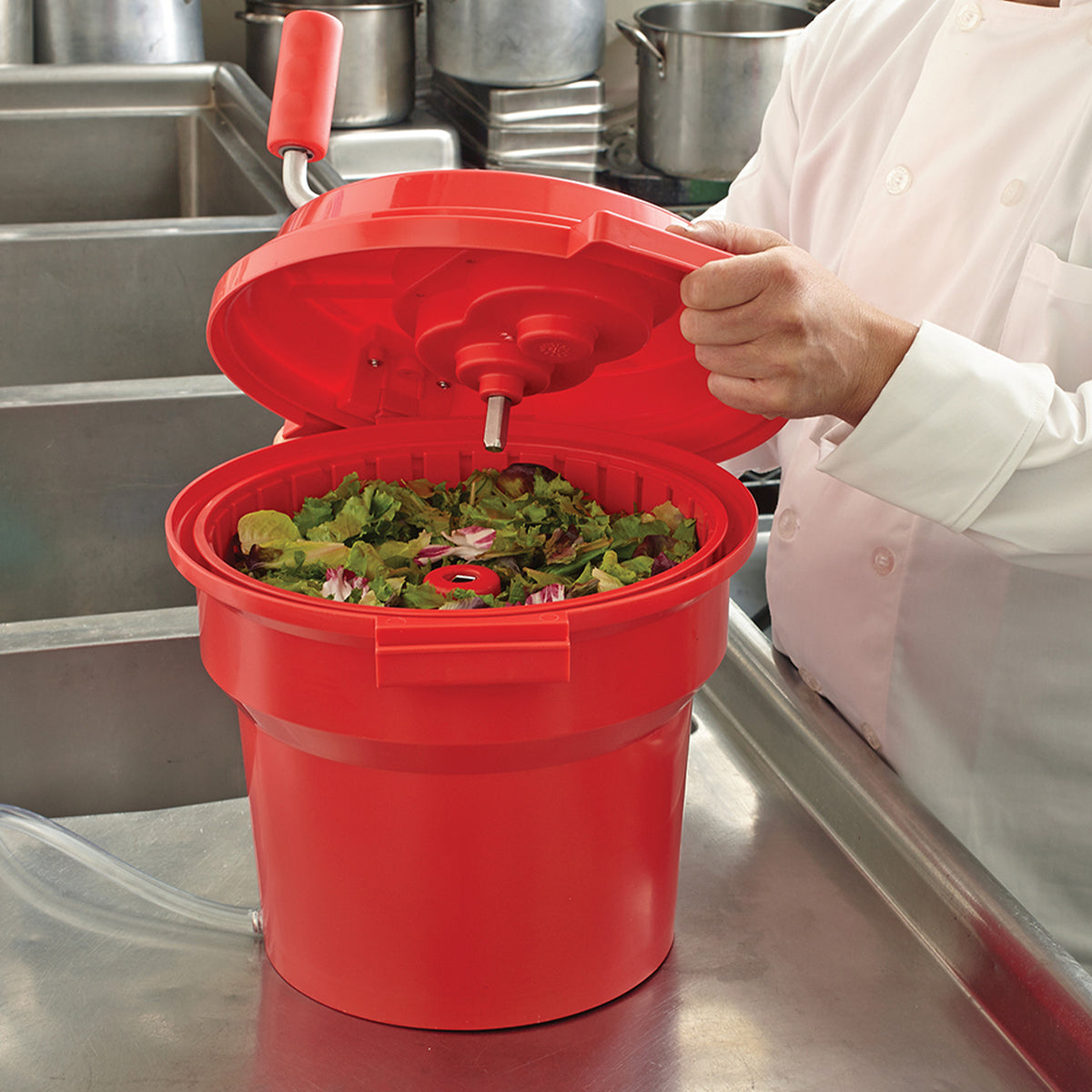 Secador Centrifugo Manual 10 lt con Freno