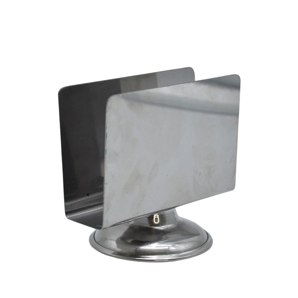 Servilletero con Base de 13 x 12 cm de Acero Inoxidable