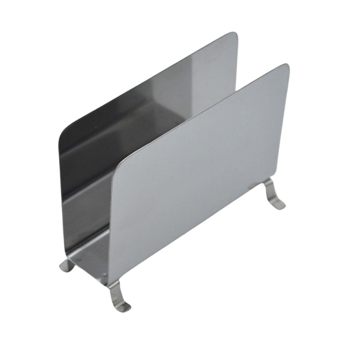 Servilletero con Patas de 13 x 10 cm de Acero Inoxidable