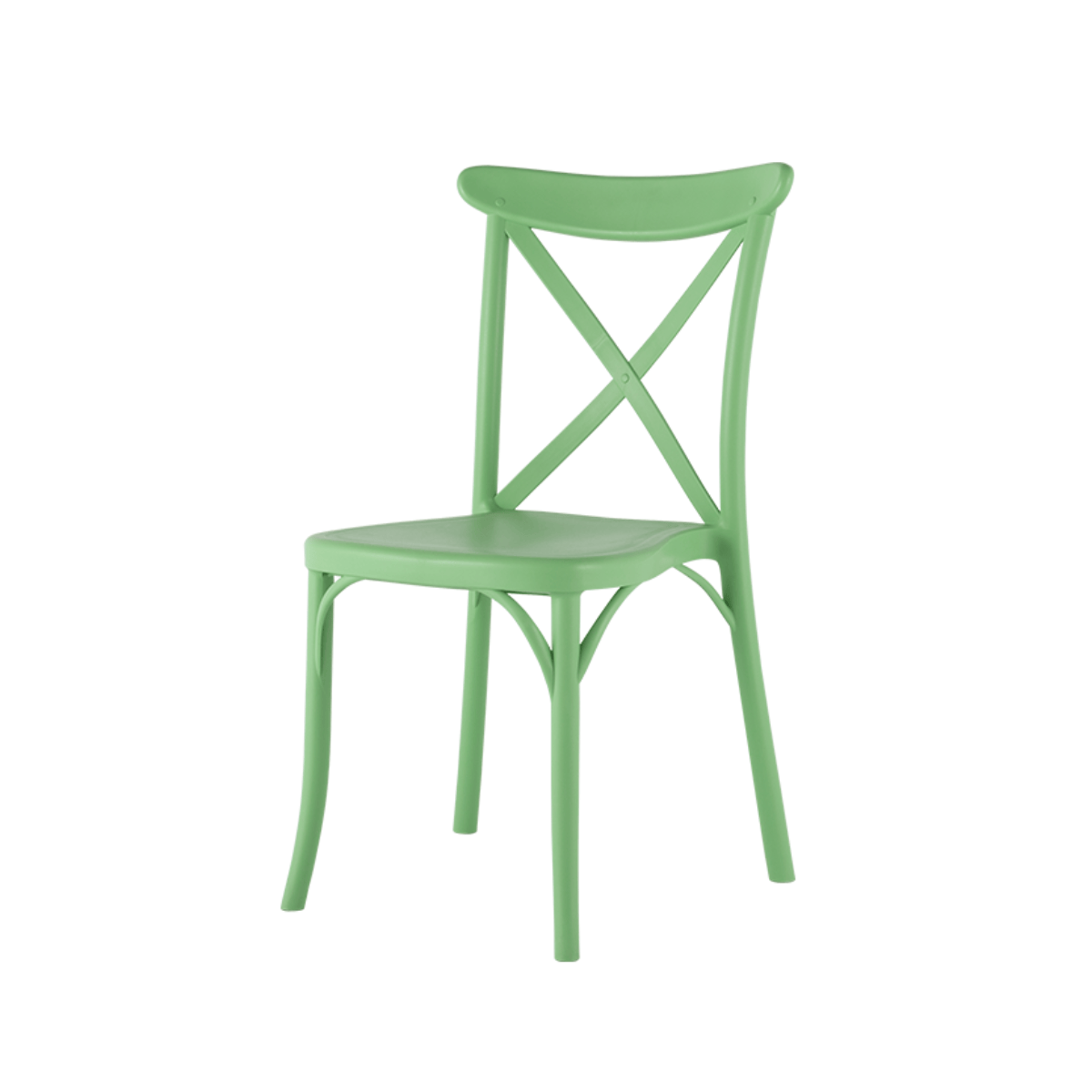 Silla X Chair sin Brazos Color Verde Pistacho
