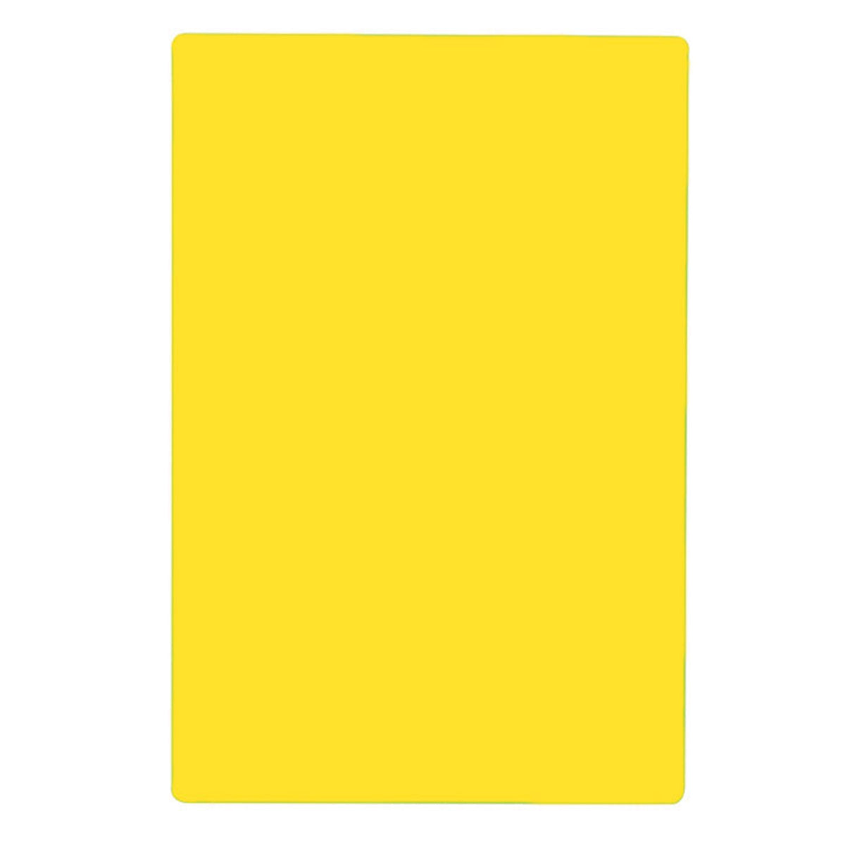 Tabla para Picar de Plástico Amarillo de 30 x 46 cm NFS
