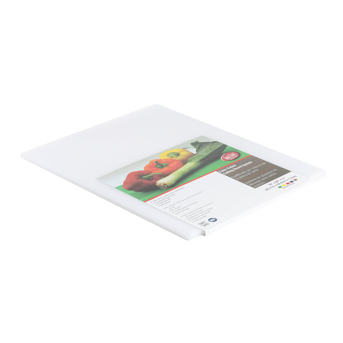 Tabla para Picar de Plástico Blanco de 46 x 61 cm NFS