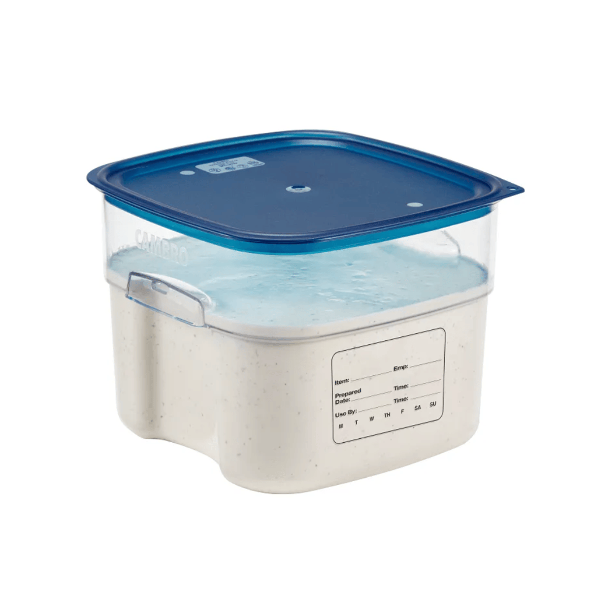 Tapa Azul para Recipiente Cuadrado de 12, 18 y 22 qt 