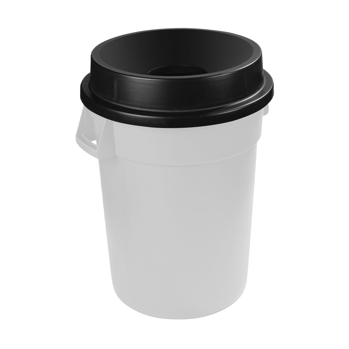 Tapa de Basurero Tipo Embudo Color Negro de 32 Galones